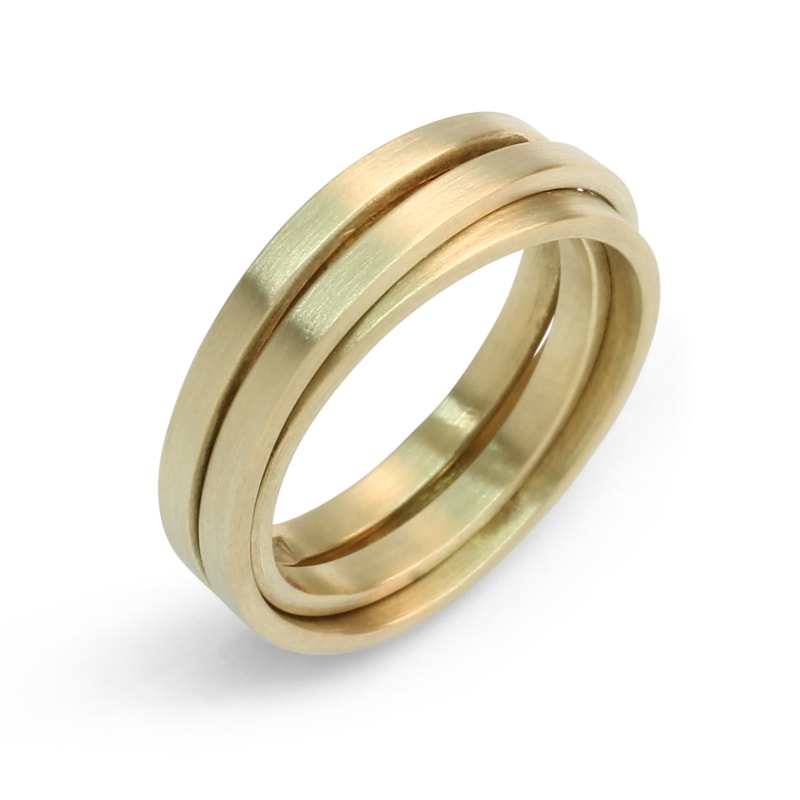 Yellow gold wrap ring