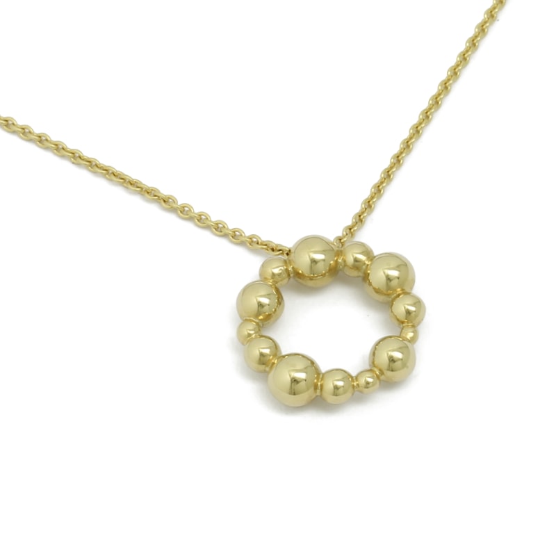 Geelgouden "Bulbi" hanger
