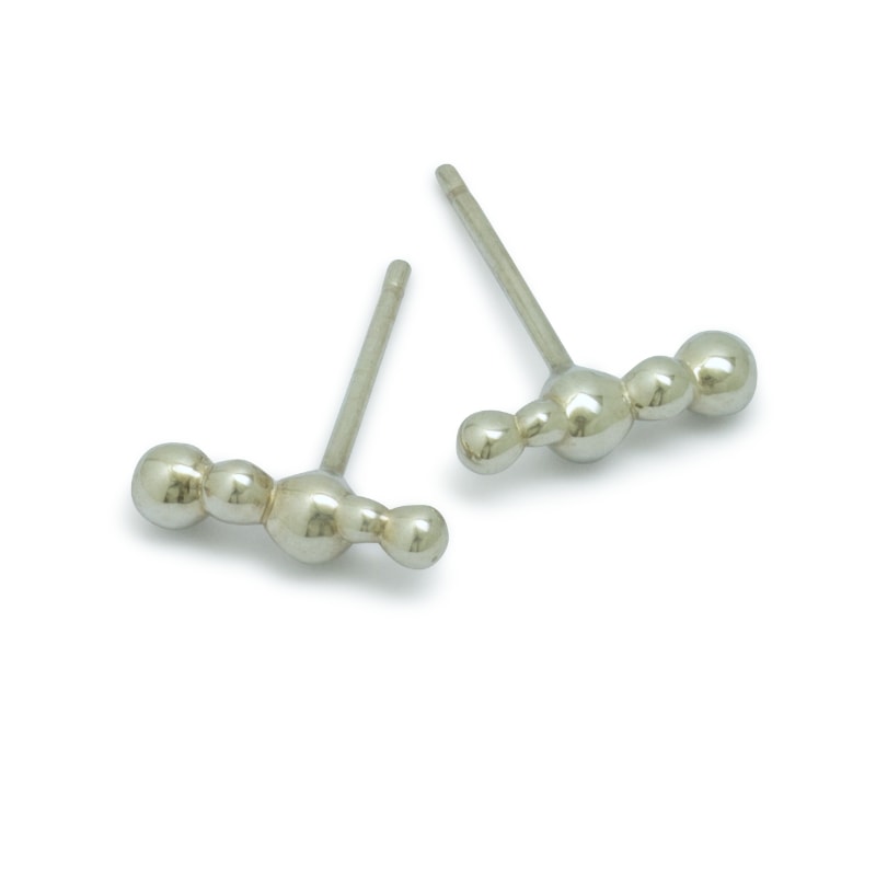 Silver studs "Bulbi"