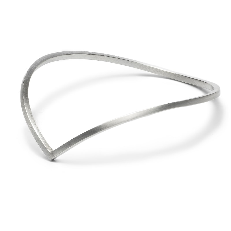 Ornate silver bracelet "Punti"